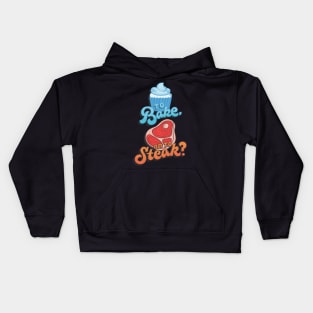 To Bake or to Steak? Kids Hoodie